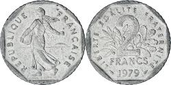World Coins - France, 2 Francs, Semeuse, 1979, Nickel, , Gadoury:547, KM:942.1