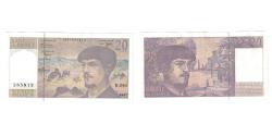 World Coins - France, 20 Francs, Debussy, 1997, UNC(63), Fayette:66ter.02A61, KM:151i