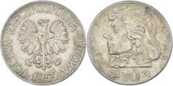 World Coins - Coin, Poland, 10 Zlotych, 1959