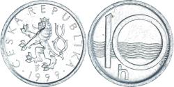 World Coins - Coin, Czech Republic, 10 Haleru, 1999