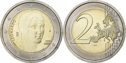 World Coins - Italy, 2 Euro, Leonardo Da Vinci, 2019, Bi-Metallic,