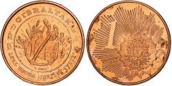 World Coins - Gibraltar, Euro Cent, Fantasy euro patterns, Essai-Trial, Proof, 2004, Copper