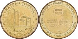 World Coins - France, Tourist token, 11/ Château Comtal - Carcassonne, 2014, MDP