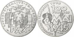World Coins - France, 100 Francs, Peace, 1995, MDP, Pattern, Silver, , KM:1116.1