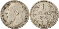 World Coins - Coin, Belgium, Franc, 1904, , Silver, KM:57.1