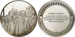 World Coins - France, Medal, Les Présidents de la République, Albert Lebrun, Silver,