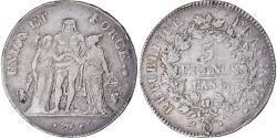 World Coins - Coin, France, Union et Force, 5 Francs, AN 8, Perpignan, , Silver