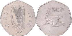 World Coins - Coin, Ireland, 50 Pence, 1988