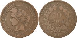 World Coins - Coin, France, Cérès, 10 Centimes, 1886, Paris, , Bronze, KM:815.1