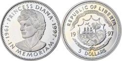 World Coins - Liberia, 5 Dollars, 1997, Copper-nickel, , KM:445