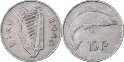 World Coins - IRELAND REPUBLIC, 10 Pence, 1980, Copper-nickel, , KM:23