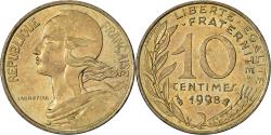 World Coins - France, 10 Centimes, Marianne, 1998, Paris, Aluminum-Bronze, , Le