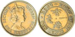 World Coins - Coin, Hong Kong, 10 Cents, 1959
