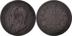 World Coins - Coin, Italy, Vittorio Emanuele II, 10 Centesimi, 1866, Naples,