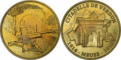 World Coins - France, Token, Meuse - Citadelle de Verdun - 1914-1918, Copper-nickel Aluminium