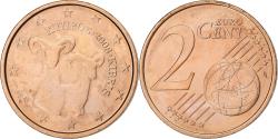 World Coins - Cyprus, 2 Euro Cent, 2008, Copper Plated Steel,