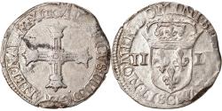 World Coins - Coin, France, Henri IV, 1/4 Ecu, 1607, Saint Lô, , Silver,Duplessy 1230