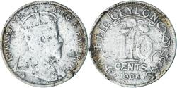 World Coins - Coin, Ceylon, 10 Cents, 1908