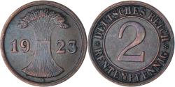 World Coins - Coin, Germany, 2 Rentenpfennig, 1923