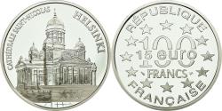 World Coins - Coin, France, Cathédrale Saint-Nicolas d'Helsinki, 100 Francs-15 Euro, 1997