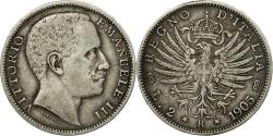 World Coins - Coin, Italy, Vittorio Emanuele III, 2 Lire, 1905, Rome, , Silver, KM:33