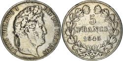 World Coins - Coin, France, Louis-Philippe, 5 Francs, 1845, Paris, , Silver