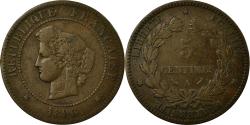 World Coins - Coin, France, Cérès, 5 Centimes, 1896, Paris, , Bronze, KM:821.1