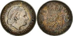 World Coins - Netherlands, Juliana, Gulden, 1957, Utrecht, Silver, , KM:184