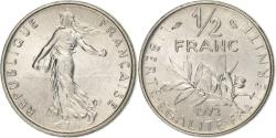 World Coins - France, 1/2 Franc, Semeuse, 1972, Paris, Nickel, , Gadoury:429