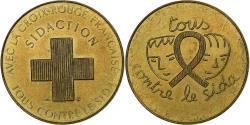 World Coins - France, Token, Tourist Token, Croix Rouge Française, Sidaction, Arts & Culture
