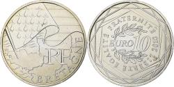World Coins - France, 10 Euro, Euros des régions, Bretagne, 2010, Paris, Silver,