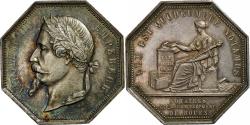 World Coins - France, Token, Napoléon III, Notaires de l'Arrondissement de Rouen, 1862