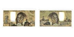 World Coins - France, 500 Francs, Pascal, 1975, S.50, EF(40-45), Fayette:71.13, KM:156c