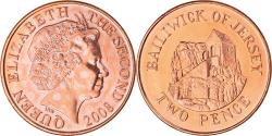 World Coins - Coin, Jersey, Elizabeth II, 2 Pence, 2008, , Copper Plated Steel