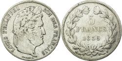 World Coins - Coin, France, Louis-Philippe, 5 Francs, 1835, Rouen, , Silver