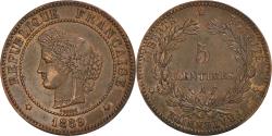 World Coins - Coin, France, Cérès, 5 Centimes, 1889, Paris, , Bronze, KM:821.1