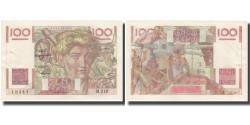 World Coins - France, 100 Francs, Jeune Paysan, 1947, 1947-07-17, AU(55-58), Fayette:28.15