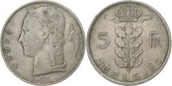 World Coins - Belgium, 5 Francs, 5 Frank, type Cérès en néerlandais, 1949, Copper-nickel