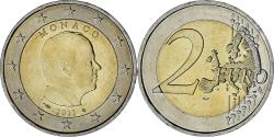 World Coins - Monaco, Albert II, 2 Euro, 2011, Paris, , Bi-Metallic, KM:195