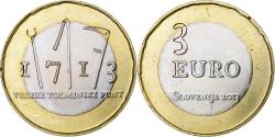 World Coins - Slovenia, 3 Euro, Tolmin Peasant Revolt, 2013, , Bi-Metallic, KM:108