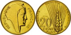 World Coins - Coin, France, Essai de Coeffin, 20 Centimes, 1961, Paris, ESSAI,