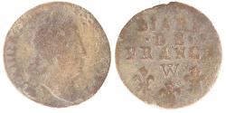 World Coins - Coin, France, Louis XIV, Liard de Lille, Liard, 1714, Lille, , Copper