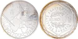 World Coins - France, 10 Euro, Poitou-Charentes, Euros des régions, 2010, Paris,