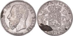 World Coins - Coin, Belgium, Leopold II, 5 Francs, 5 Frank, 1872, , Silver, KM:24