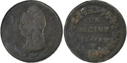 World Coins - France, Decime, Dupré, AN 5, Lille, Copper, , Gadoury:187, KM:640