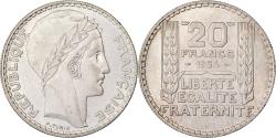 World Coins - France, 20 Francs, Turin, 1934, Paris, Silver, , Gadoury:852, KM:879