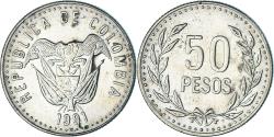 World Coins - Coin, Colombia, 50 Pesos, 1991, , Copper-Nickel-Zinc, KM:283.1