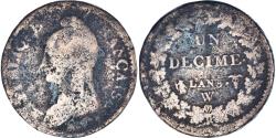 World Coins - Coin, France, Dupré, Decime, AN 5, Lille, , Bronze, KM:644.11