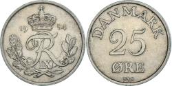 World Coins - Coin, Denmark, 25 Öre, 1954