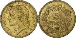 World Coins - France, 5 Francs, Lavrillier, 1939, Aluminum-Bronze, , KM:888a.1